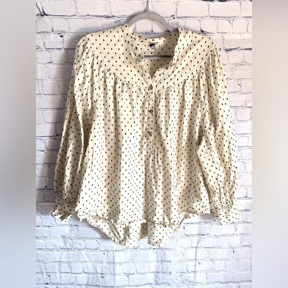 Old Navy Black/White Blouse
